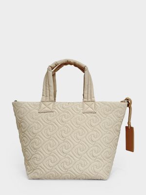 Sylvia Quilted Mini Tote Crossbody Bag