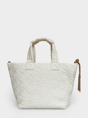 Sylvia Quilted Mini Tote Crossbody Bag
