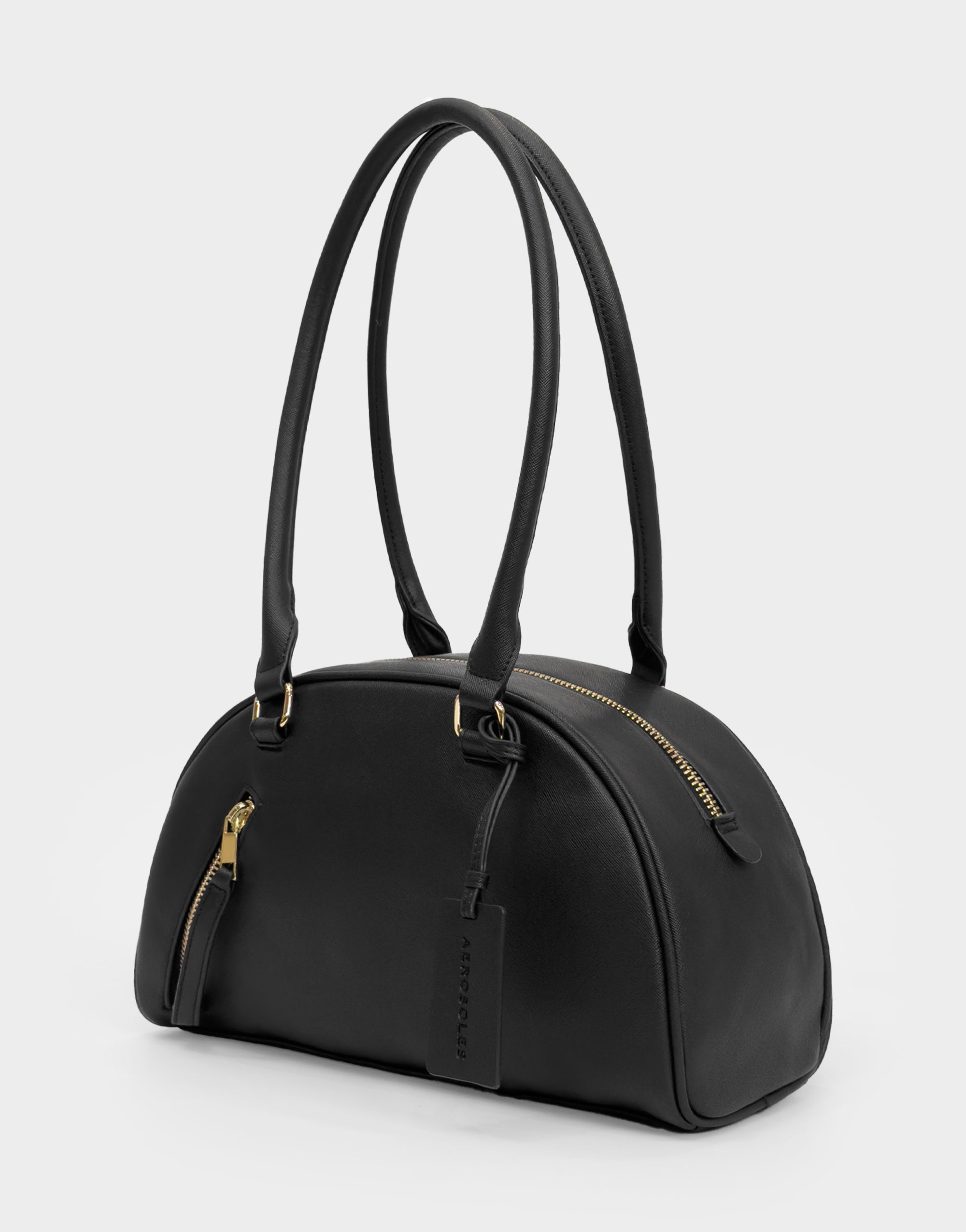 Tate Saffiano Satchel Bag - Image 2