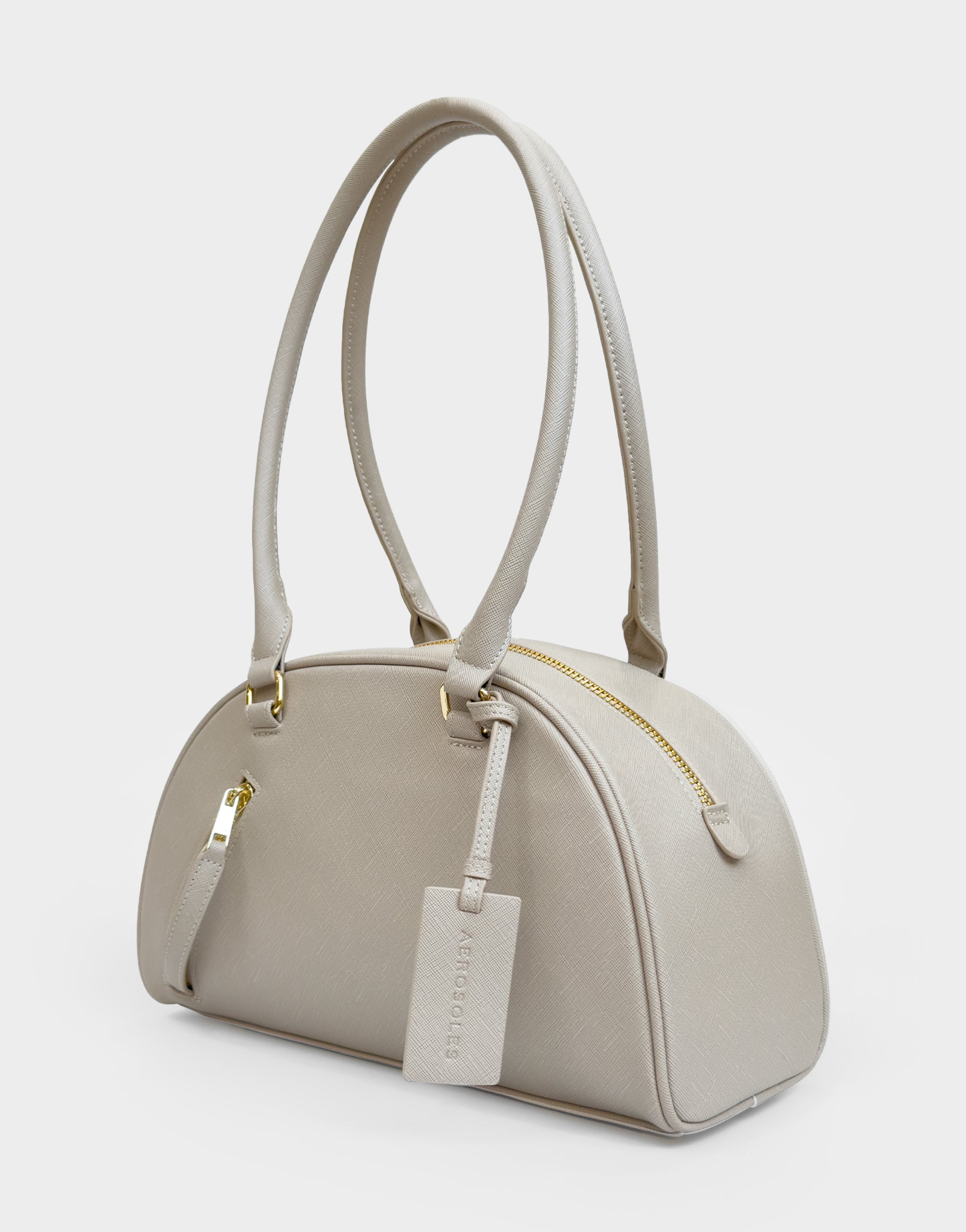 Tate Saffiano Satchel Bag - Image 2